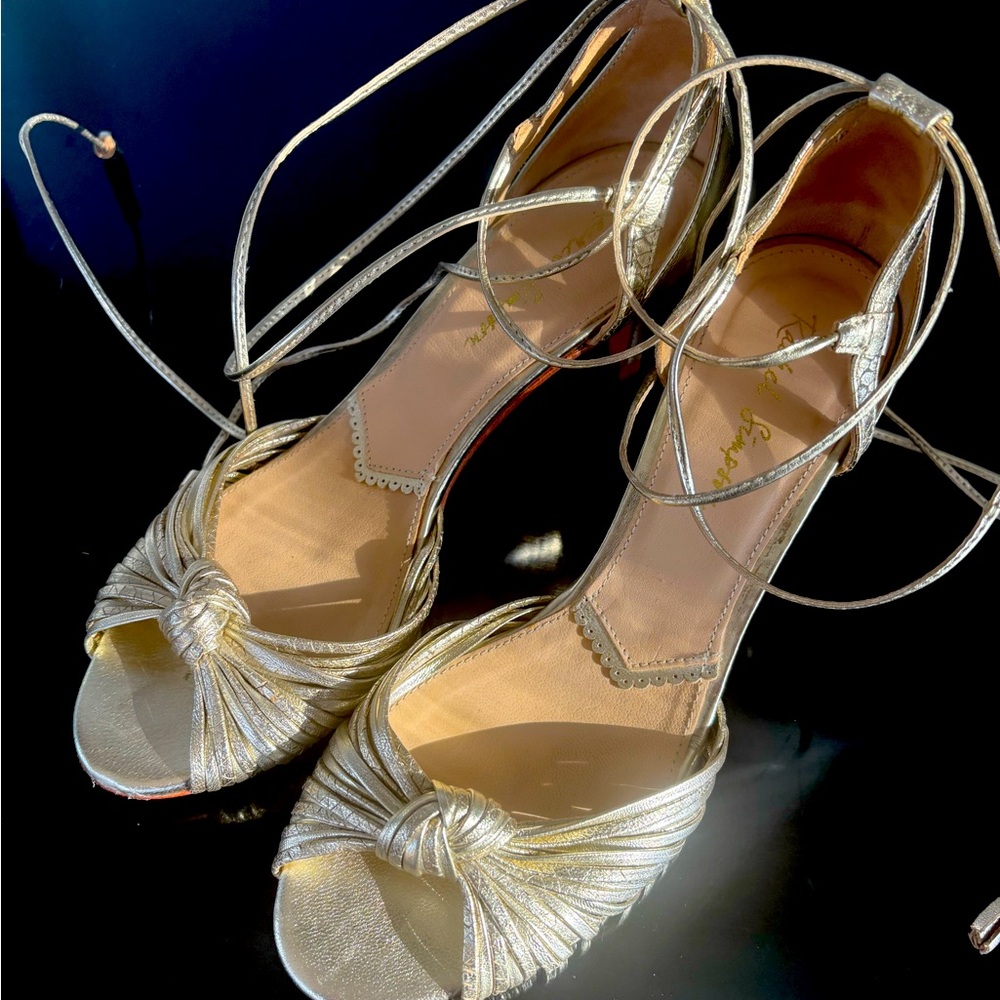 Rachel Simpson Gold Pumps Size 37